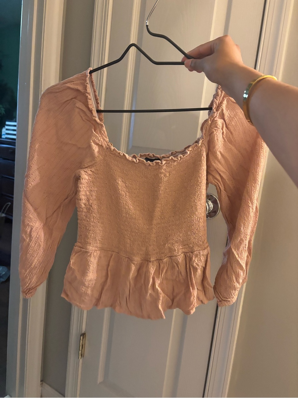 Pink blouse